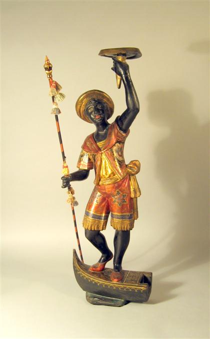 Continental blackamoor figure    late