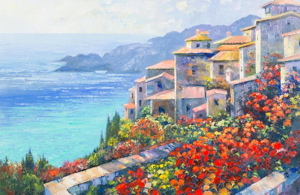 HOWARD BEHRENS ORIGINAL OIL ON 30a329