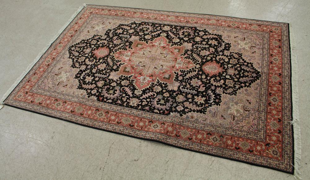 CONTEMPORARY PERSIAN TABRIZ CARPETCONTEMPORARY 30a345