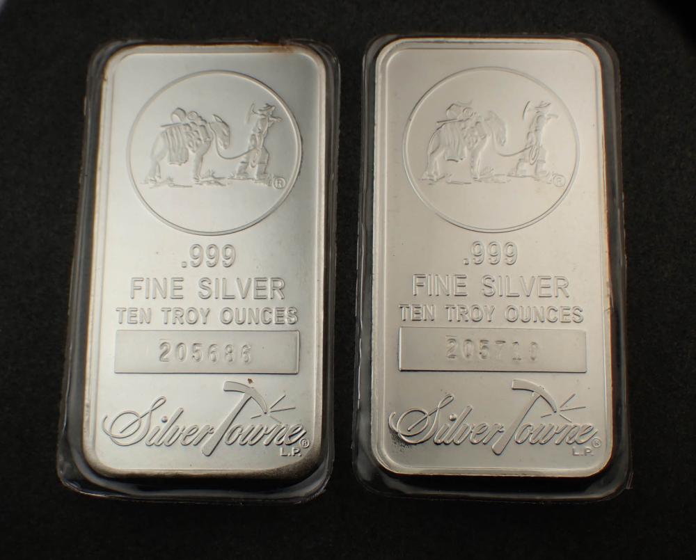 TWO SILVER BARSTWO SILVER BARS  30a381