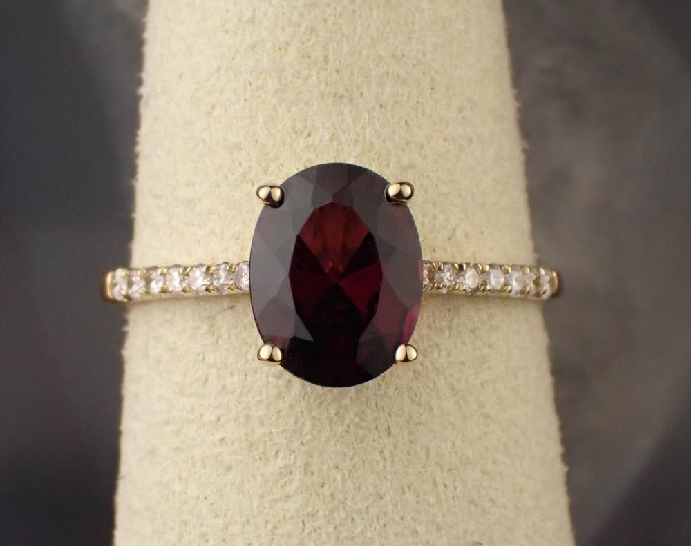 RHODOLITE, DIAMOND AND FOURTEEN