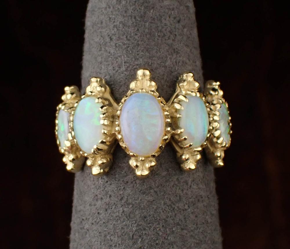 OPAL AND FOURTEEN KARAT YELLOW 30a38c