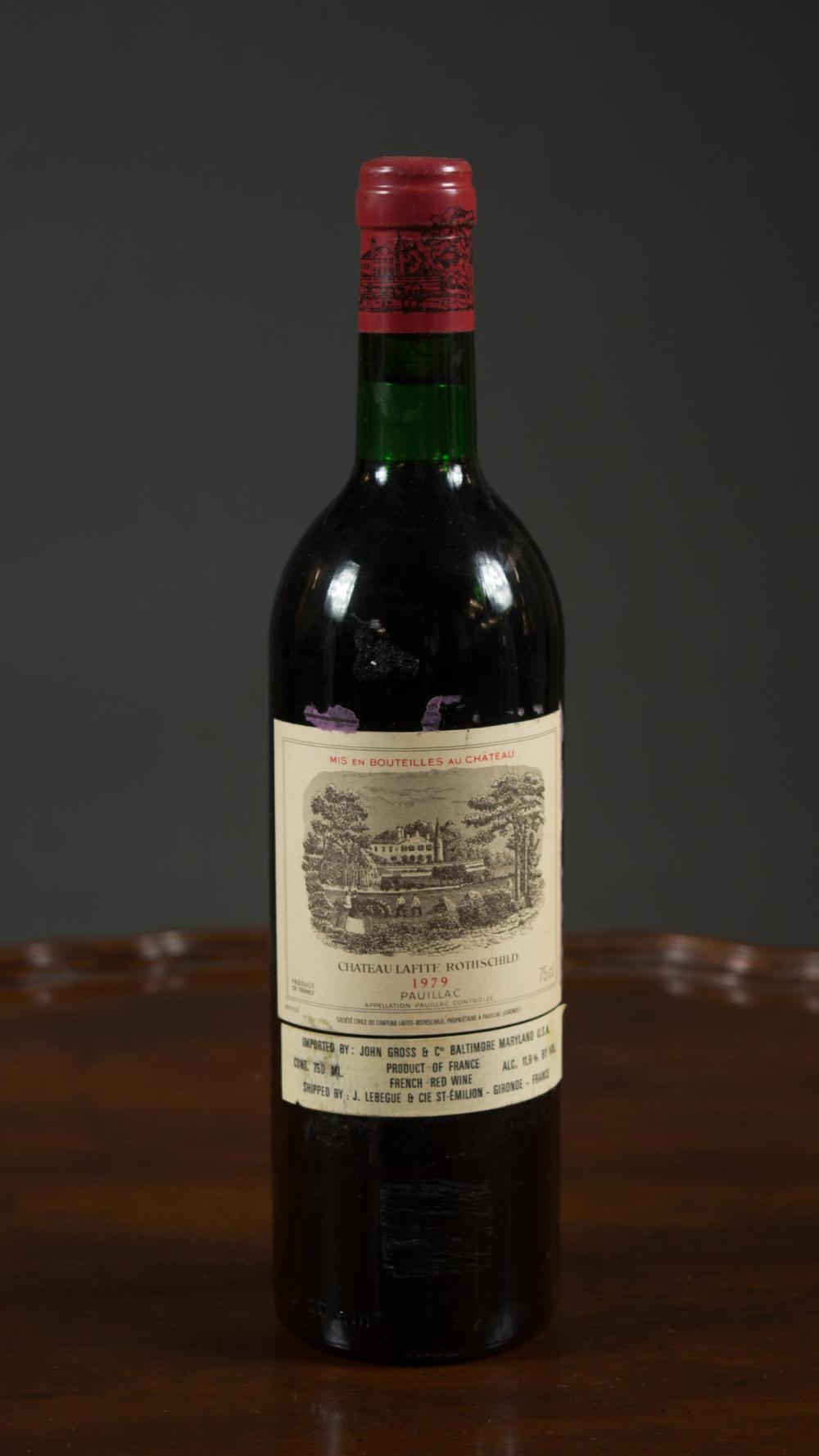 SINGLE BOTTLE OF FRENCH RED BORDEAUX