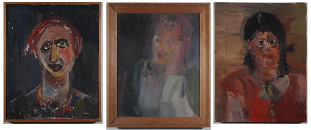 WILLIAM FAULKNER THREE OILS ON 30a39b