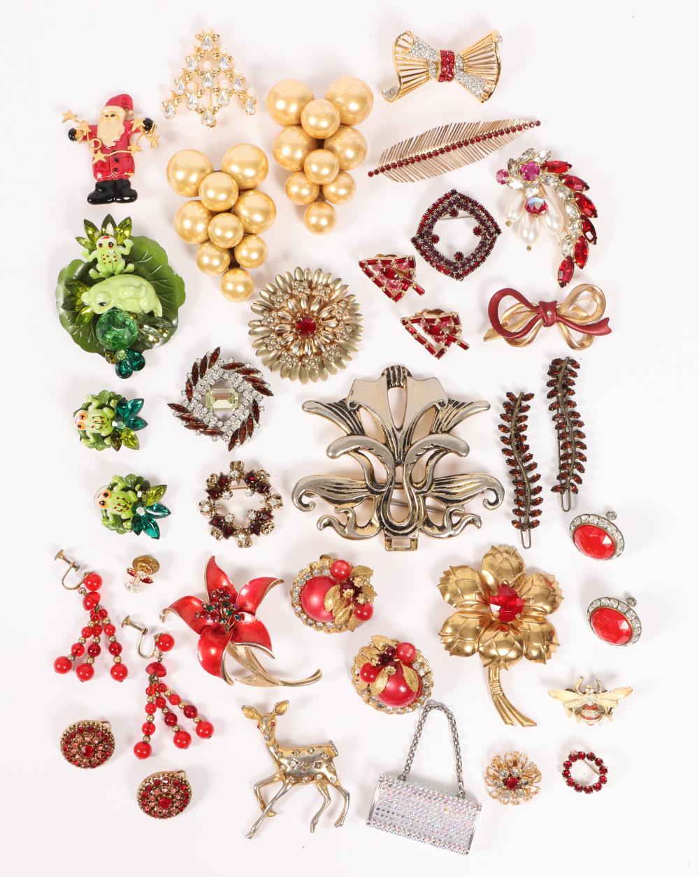 VINTAGE COSTUME JEWELRY AND ACCESSORY 30a481