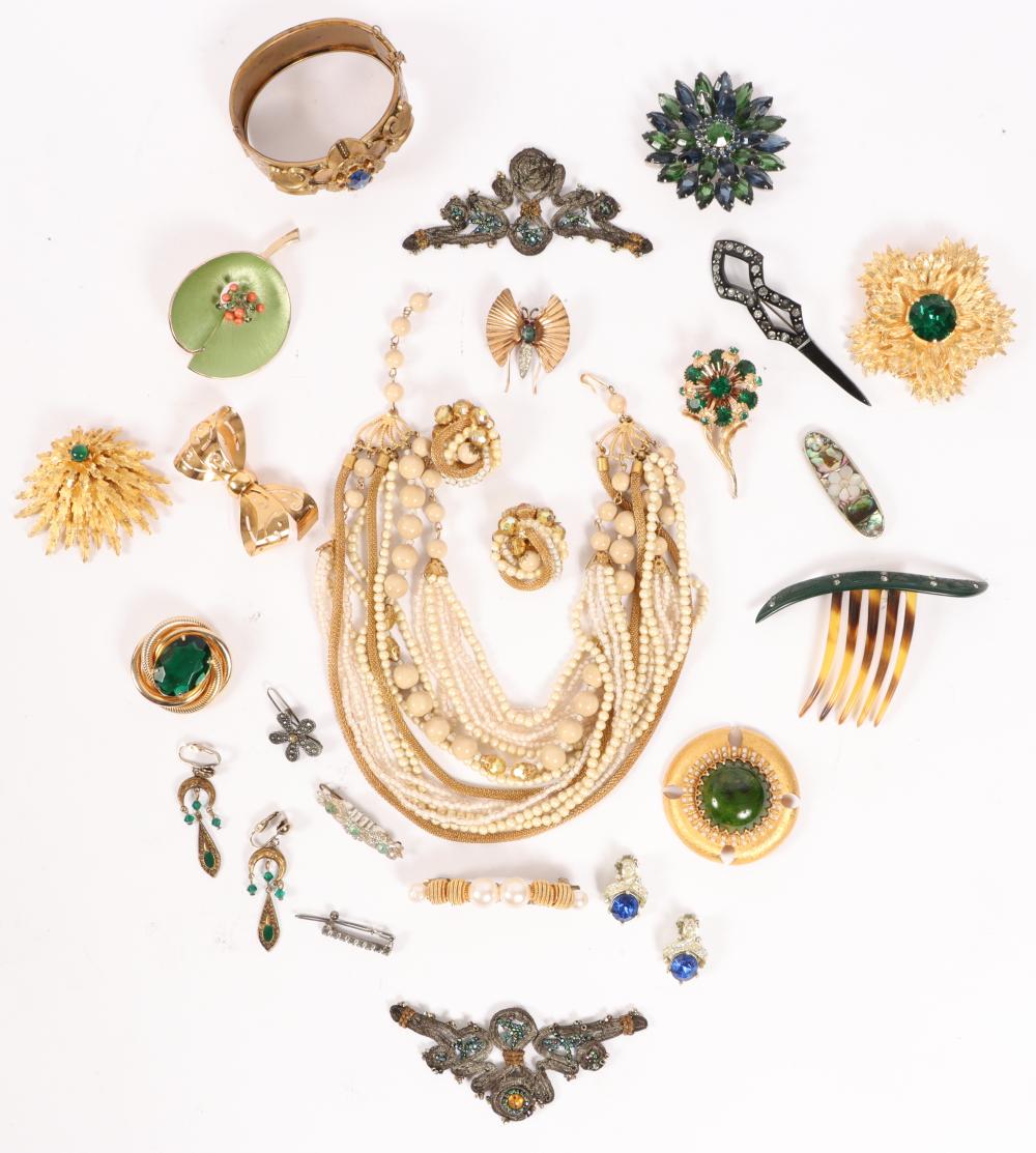 VINTAGE COSTUME JEWELRY AND ACCESSORY