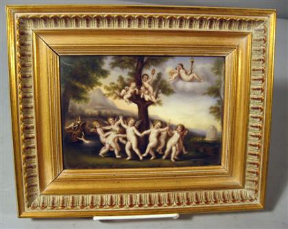 French porcelain plaque late 4dd44