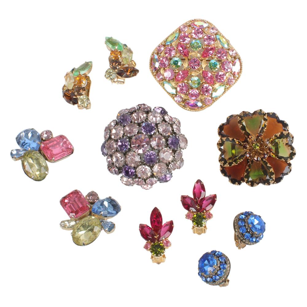 COSTUME JEWELRY 7PC SPARKLE GROUP  30a4ac