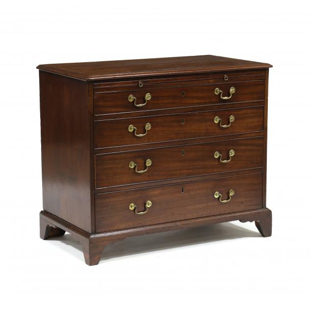 GEORGE III MAHOGANY BACHELOR'S