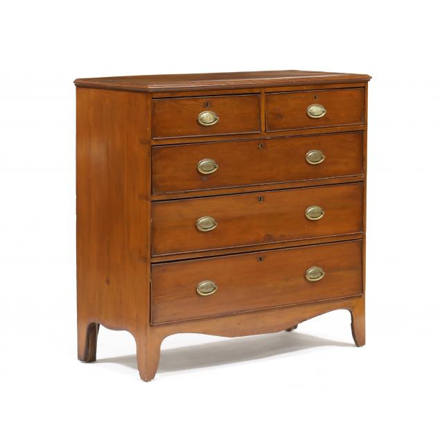 GEORGE III PINE CHEST OF DRAWERS 30a697