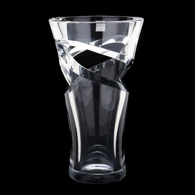 A LARGE BACCARAT CRYSTAL TORNADO