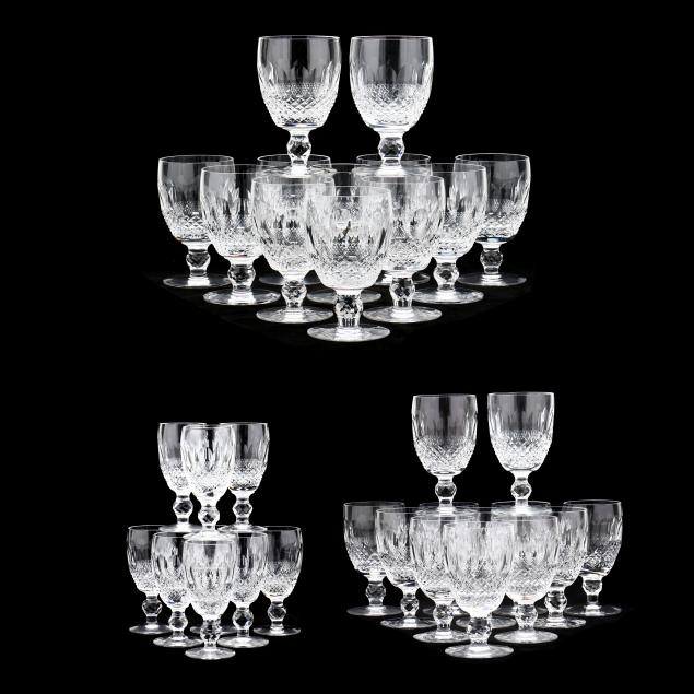 WATERFORD COLLEEN STEMWARE, (33)