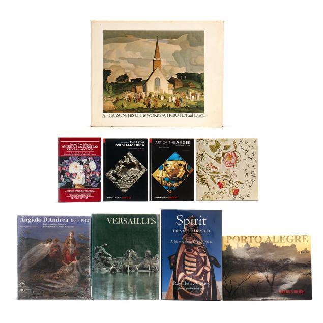 SET OF NINE ART BOOKS To include:
Paul