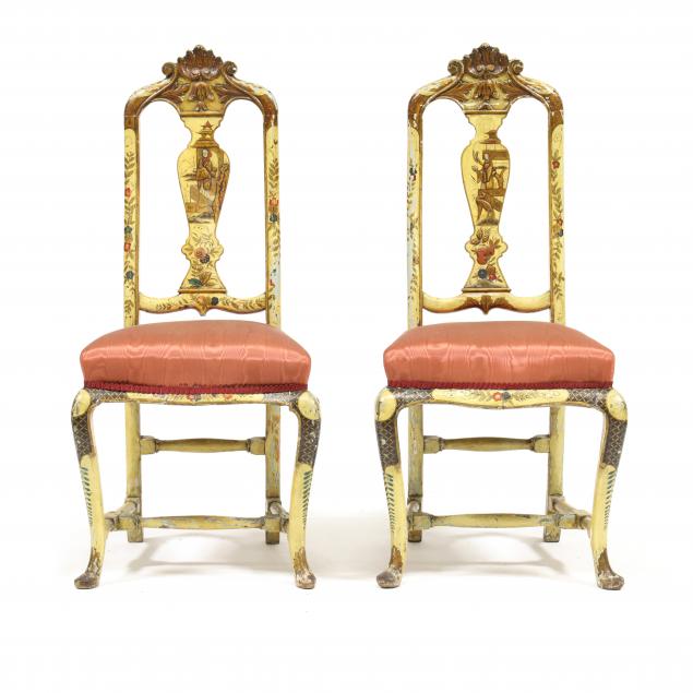 PAIR OF ANTIQUE ITALIANATE JAPONISME