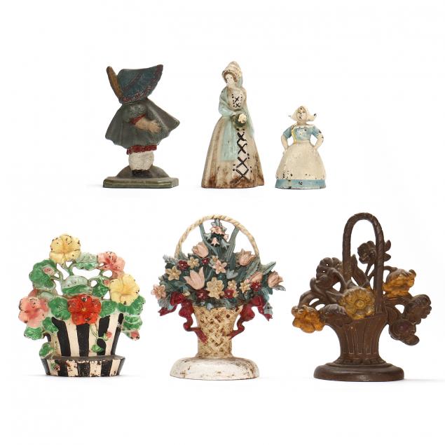 A SELECTION OF SIX VINTAGE DOORSTOPS