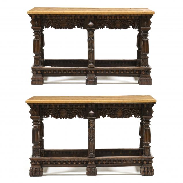 PAIR OF ANTIQUE ITALIAN RENAISSANCE