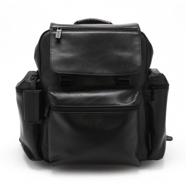 HARTMANN BACKPACK, BLACK LEATHER With