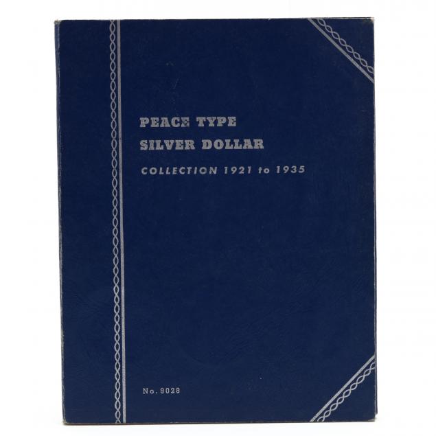 TWELVE PEACE DOLLARS IN ALBUM AND 30a86e