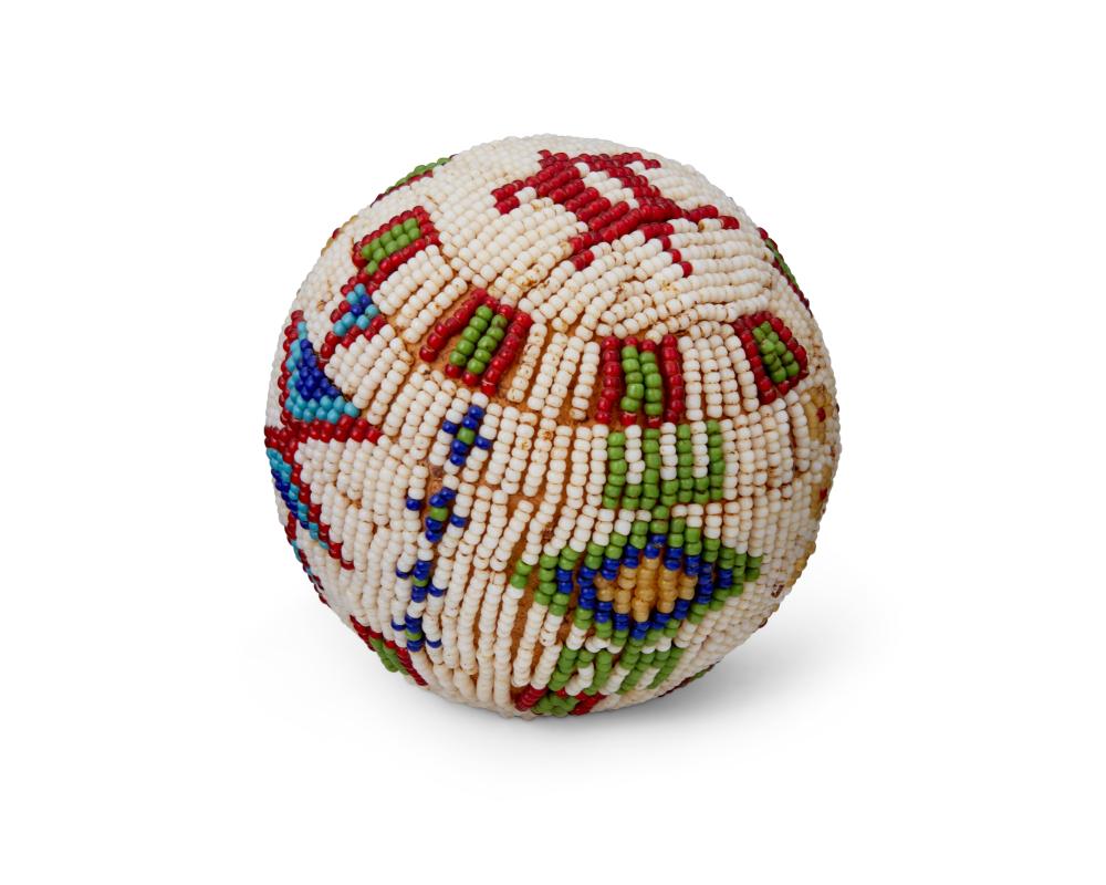 A SIOUX BEADED BALLA Sioux beaded 30aa1f