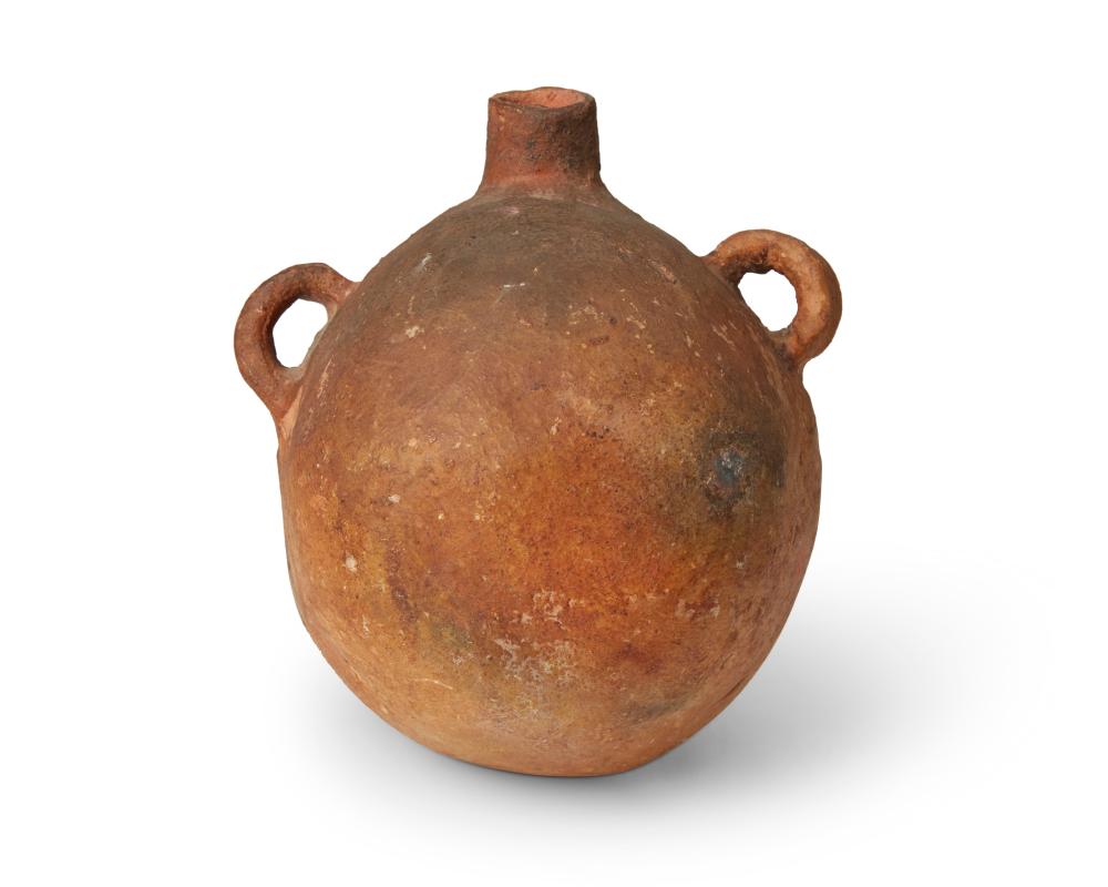 A HOPI PUEBLO POTTERY CANTEENA