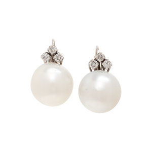CULTURED SOUTH SEA PEARL AND DIAMOND 30acd2