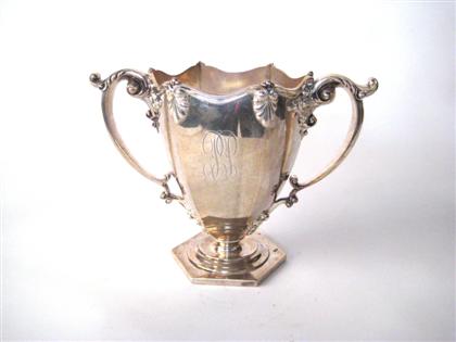 Sterling silver two handled Loving cup 4da30