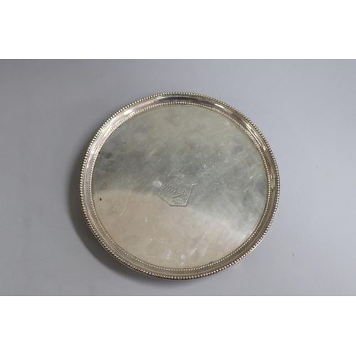 Antique George III circular salver