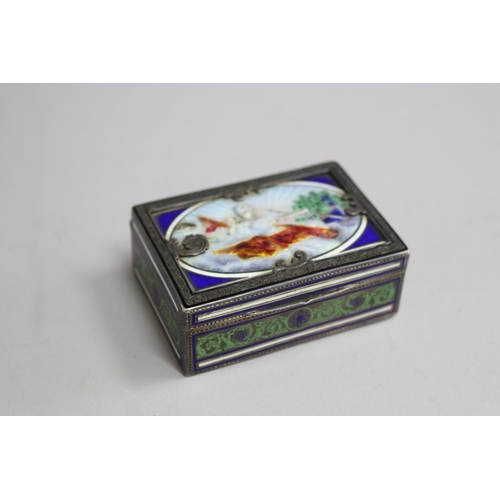 Antique Continental silver box