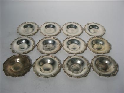 12 sterling silver sauce dishes