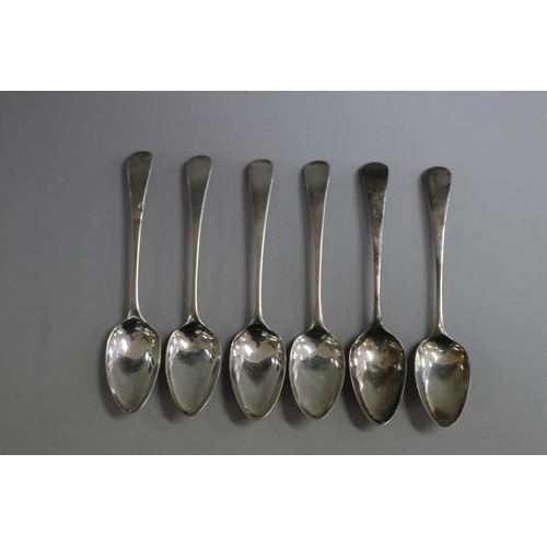 Set of six hallmarked Georgian 308602