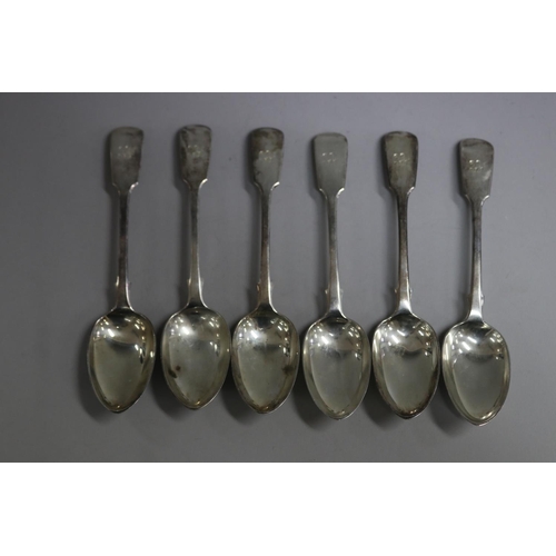 Set of six hallmarked Victorian 308615