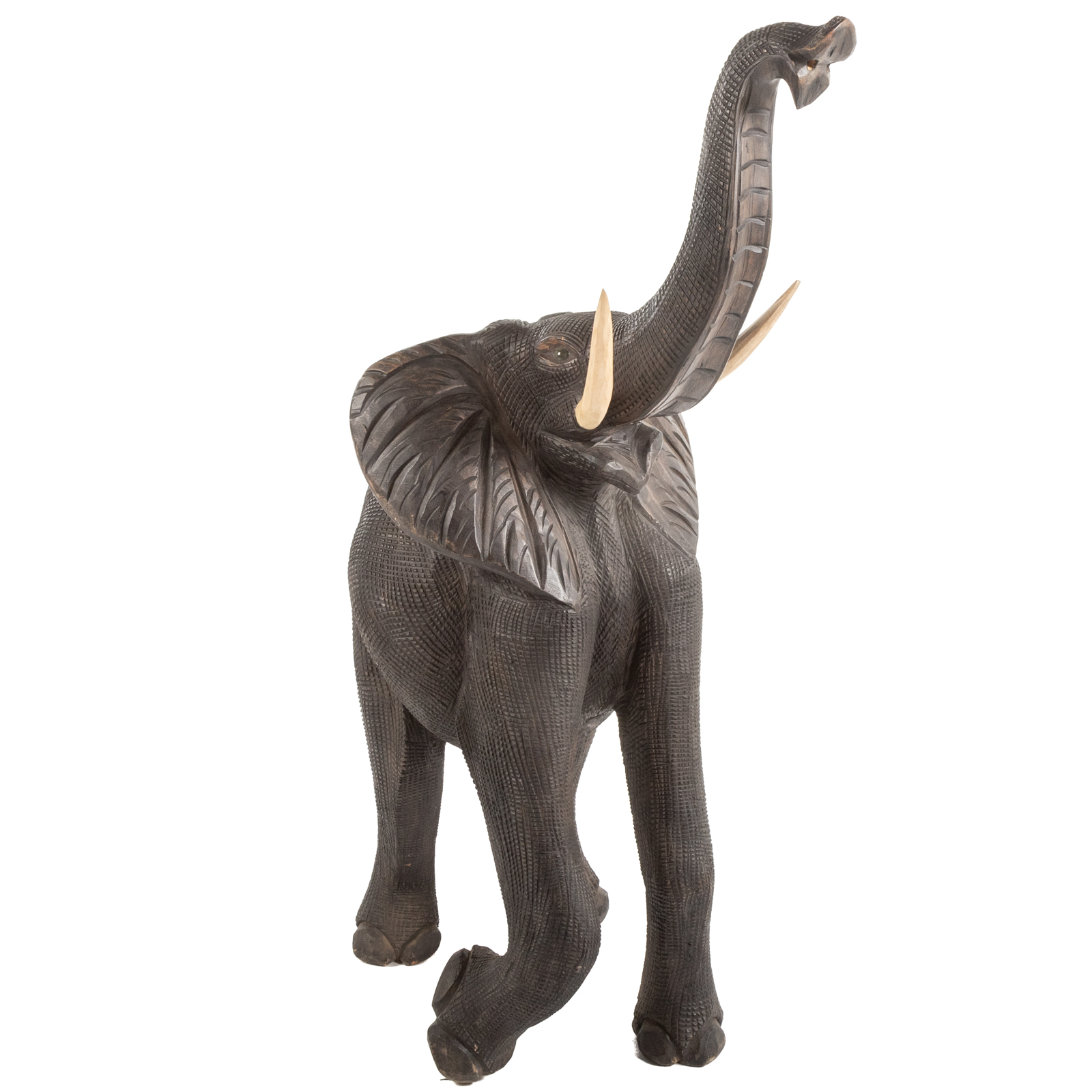 SENEGALESE ELEPHANT, CARVED WOOD (Senegal,