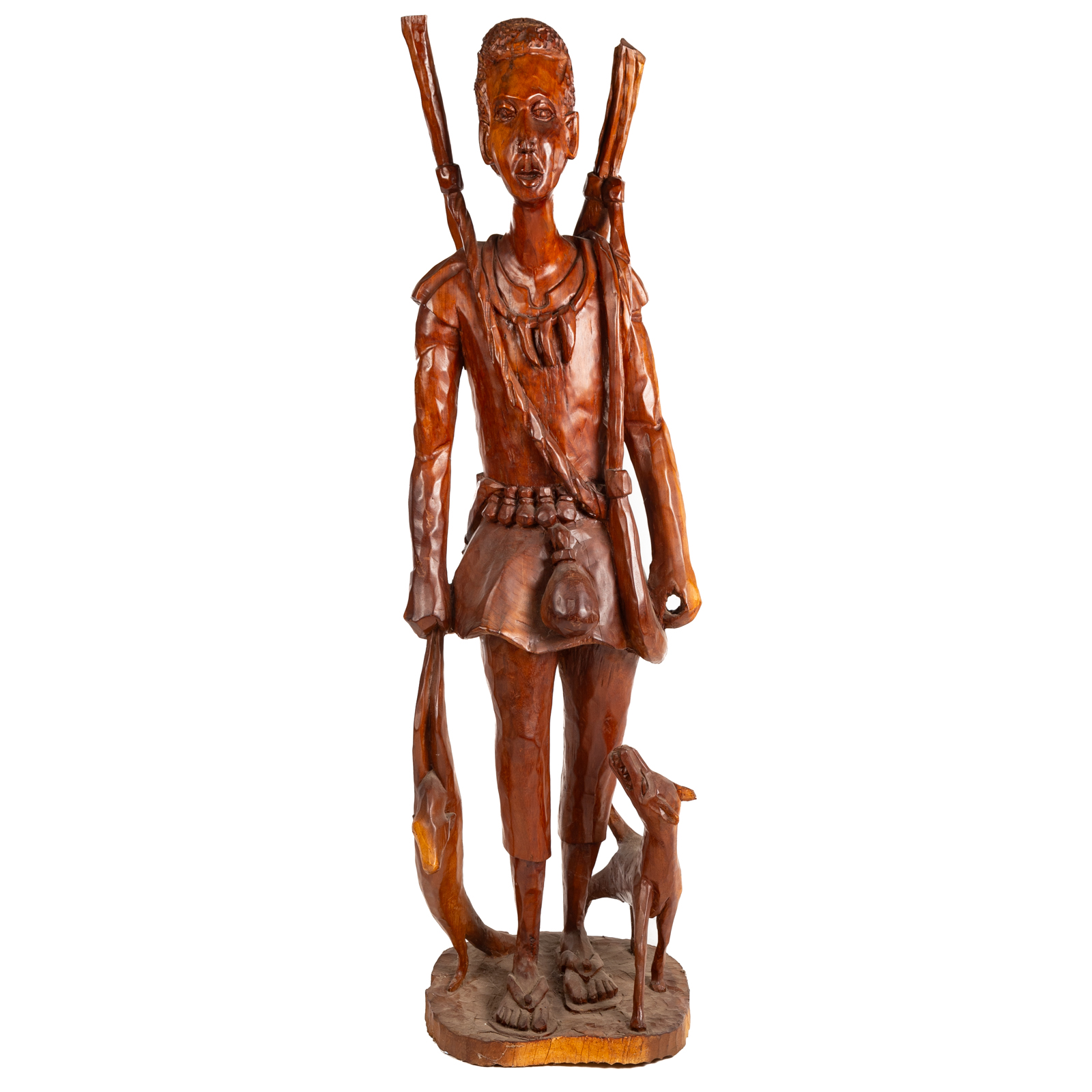 WEST AFRICAN. CARVED FIGURE OF