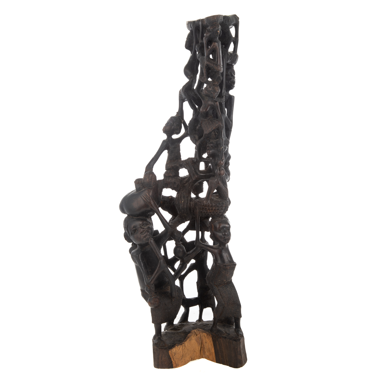 AFRICAN CARVED WOODEN FIGURAL 30880e