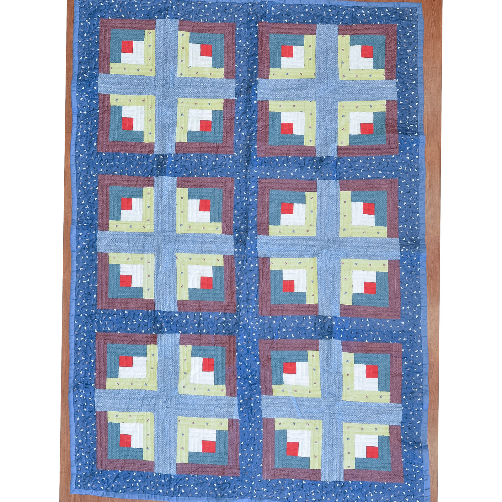 HAND-STITCHED PATCHWORK "CROSS"