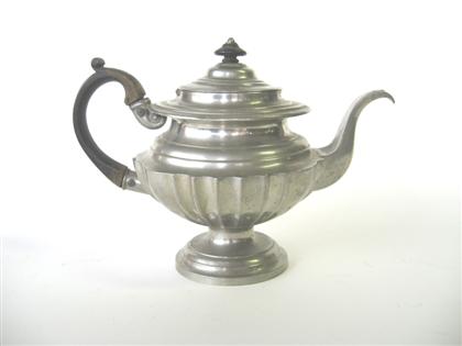 Pewter  teapot    crossman, west