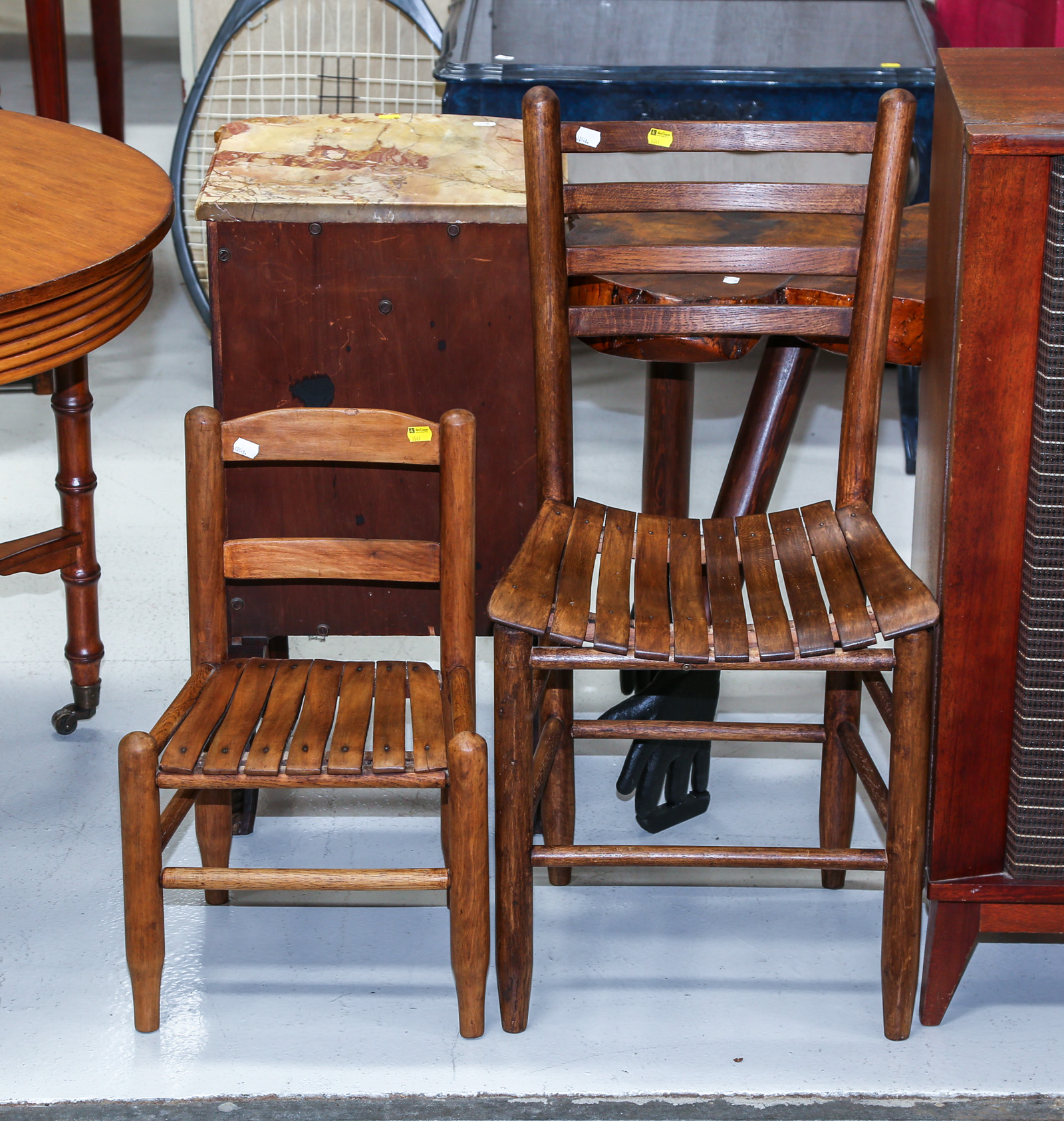 TWO BENTWOOD SIDE CHAIRS 1st half  308898