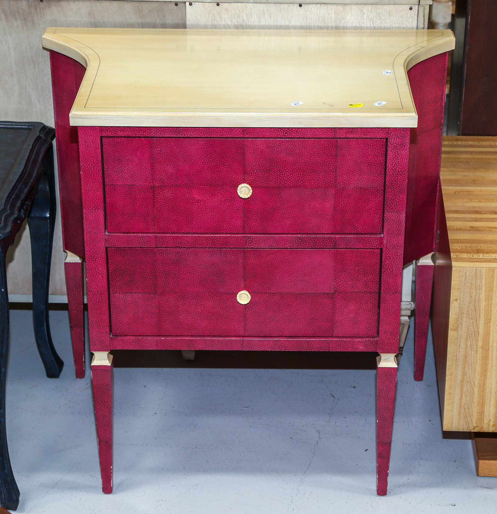 FRENCH STYLE FAUX-PAINTED CHEST