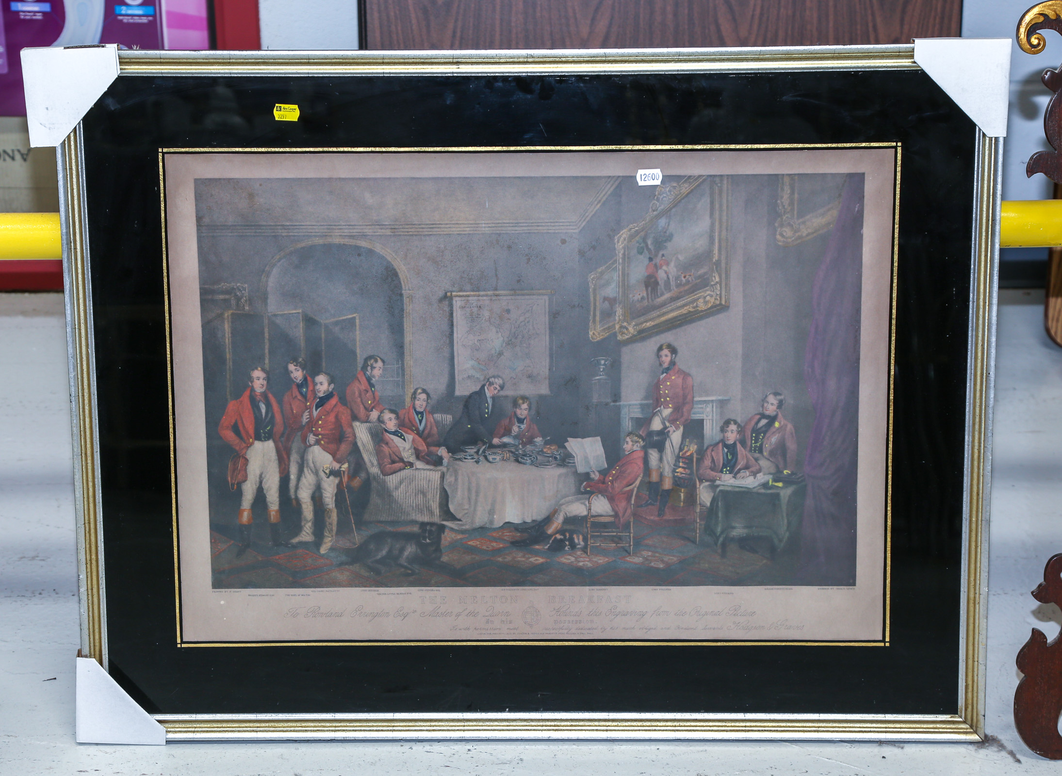 FRAMED CHARLES LEWIS "MELTON BREAKFAST,