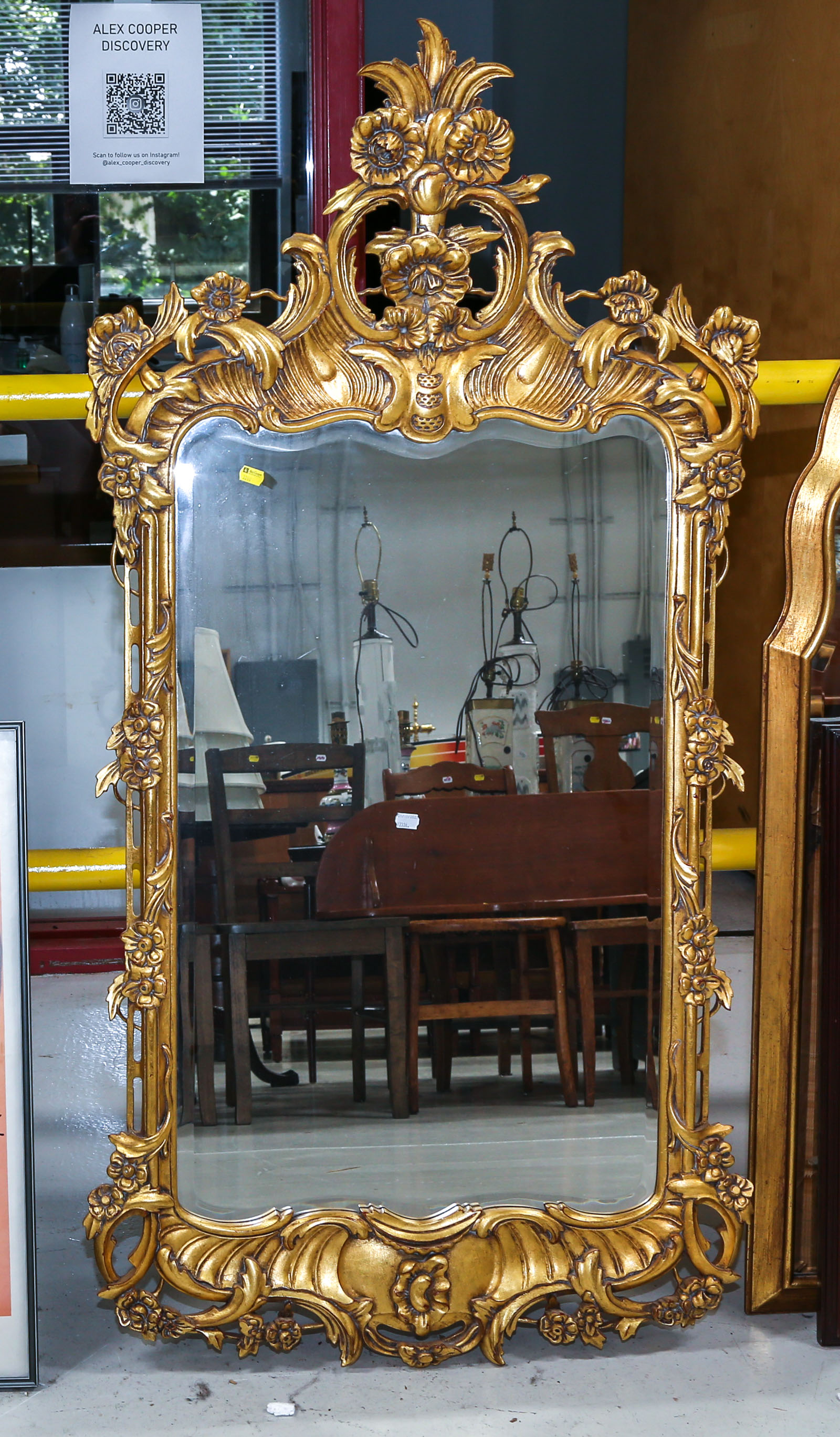 ROCOCO STYLE COMPOSITION HALL MIRROR