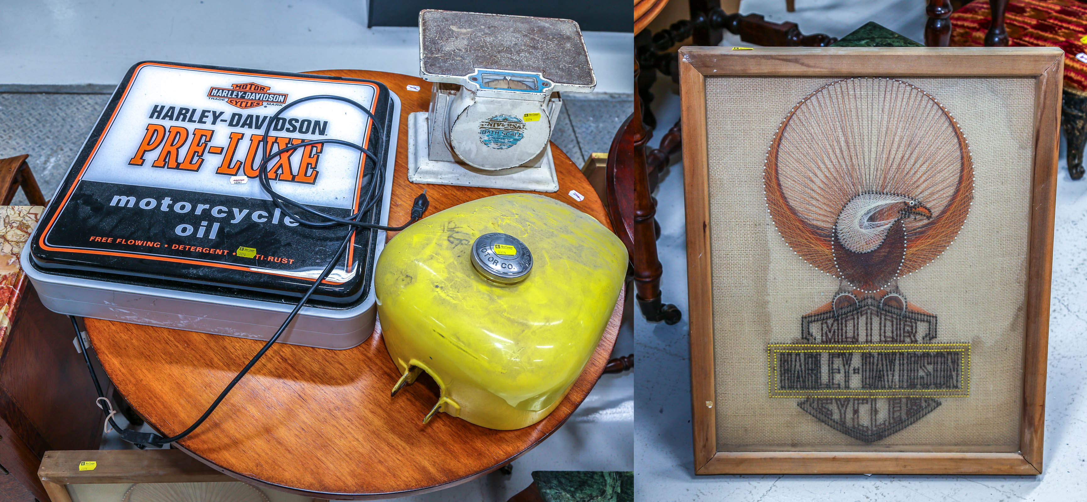 THREE PIECES HARLEY DAVIDSON MEMORABILIA