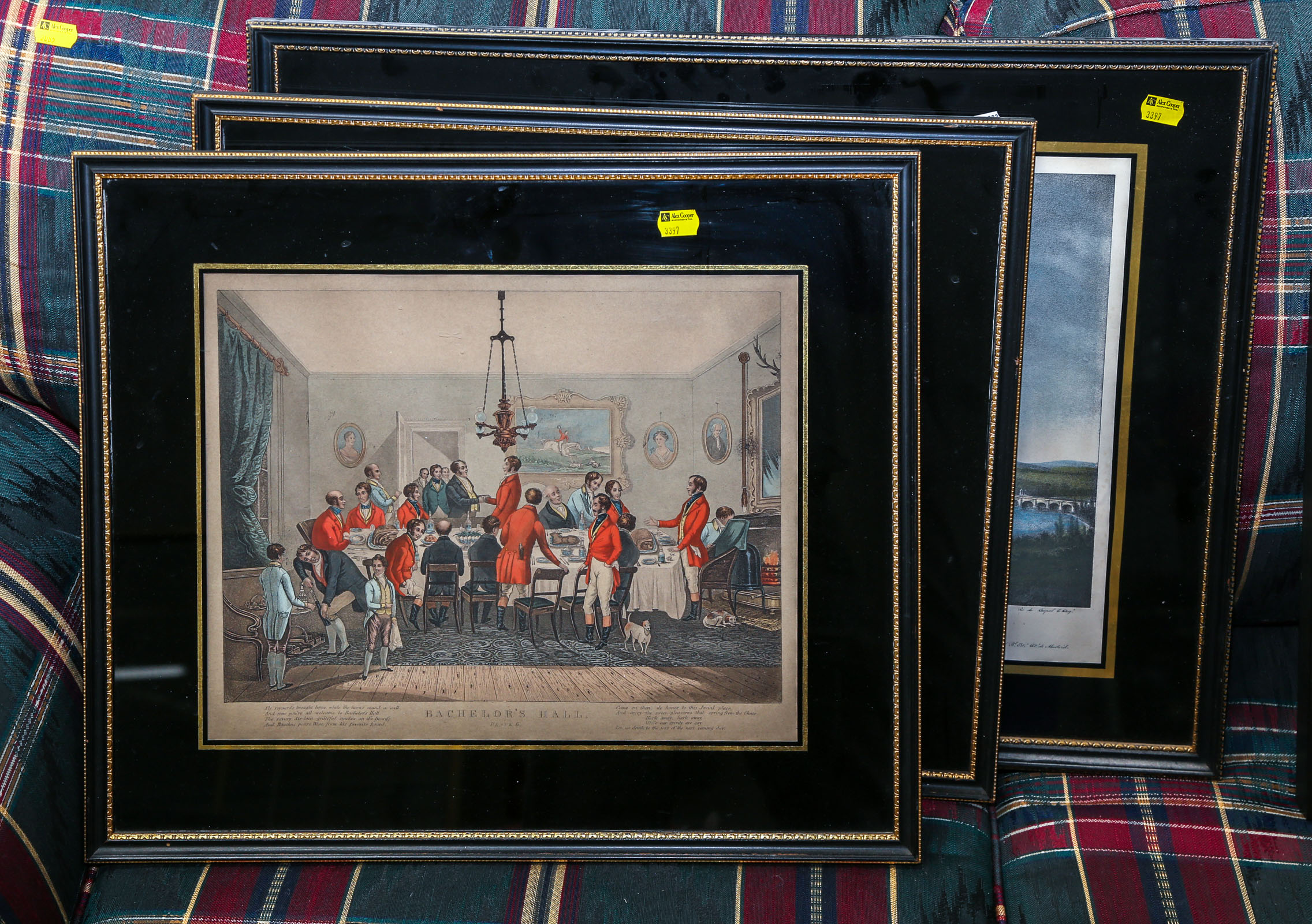 TWO FRAMED FOX HUNTING PRINTS With 3089d0