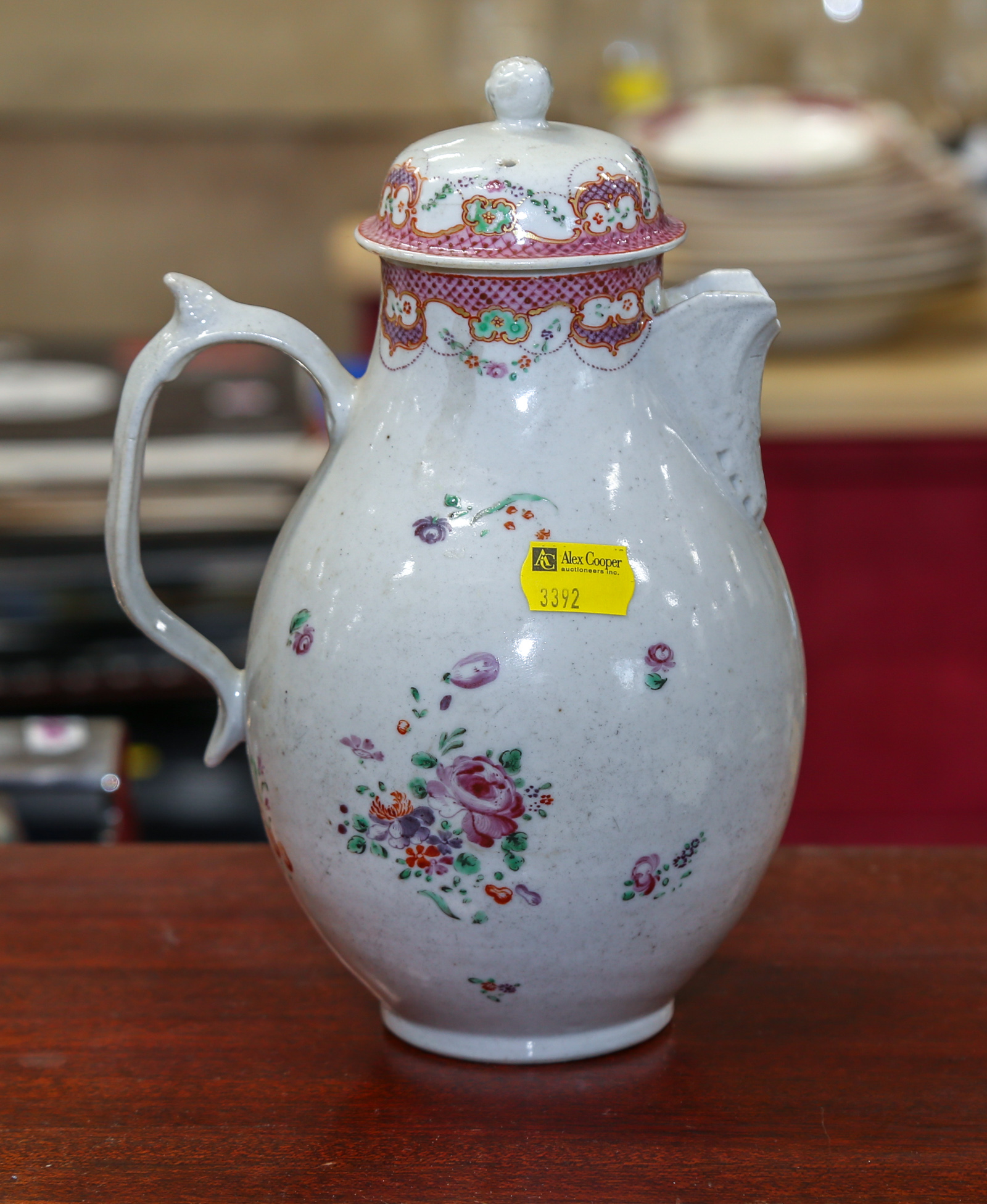 CHINESE EXPORT FAMILLE ROSE JUG 3089cb