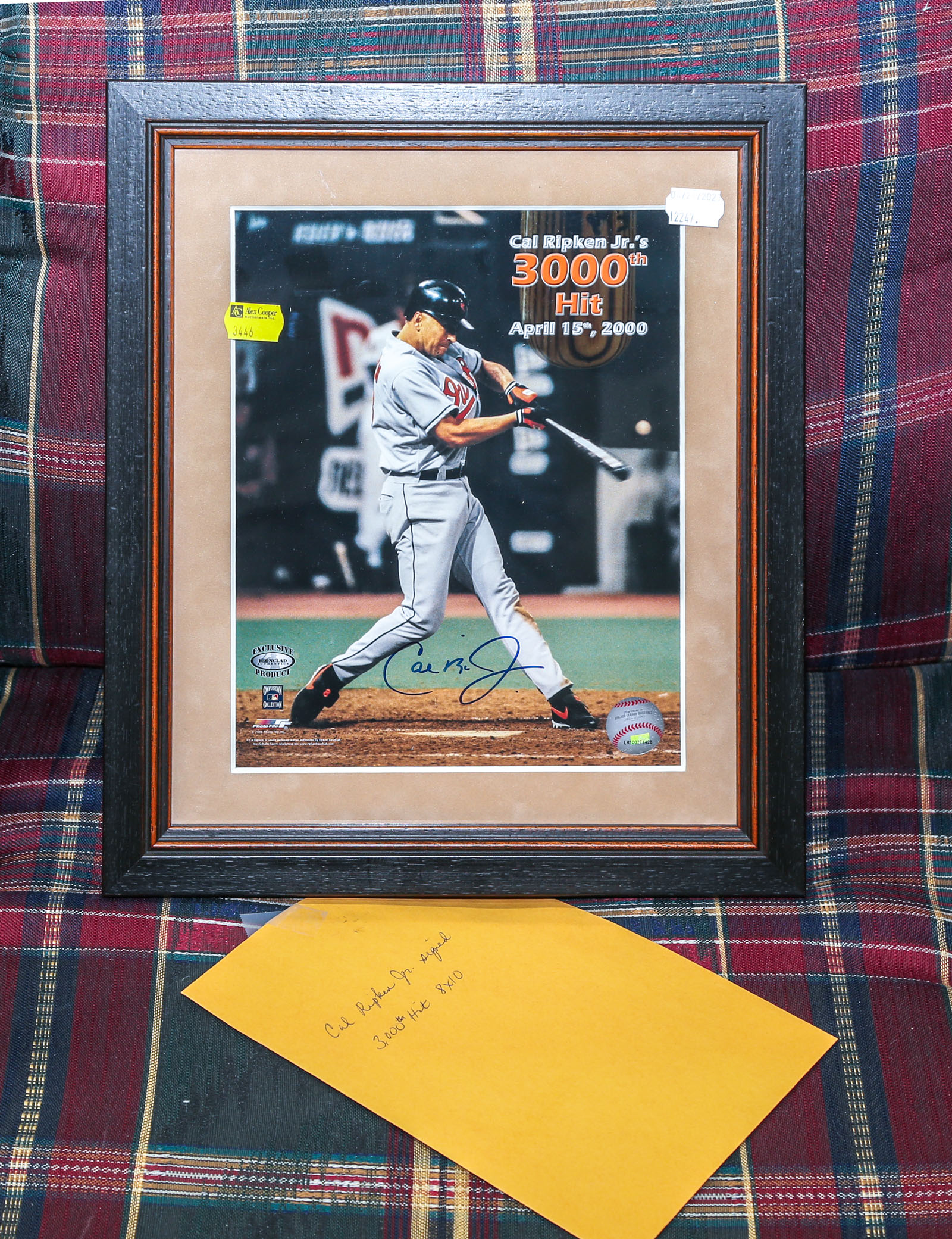 SIGNED CAL RIPKEN PHOTOGRAPH With 3089fb