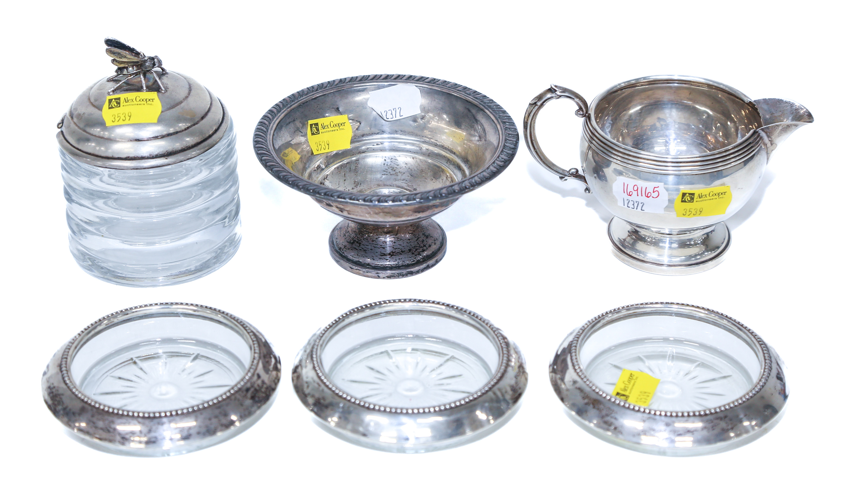 COLLECTION OF STERLING TABLE ITEMS 308a58