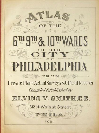 4 vols Philadelphia Ward Atlases  4daa4