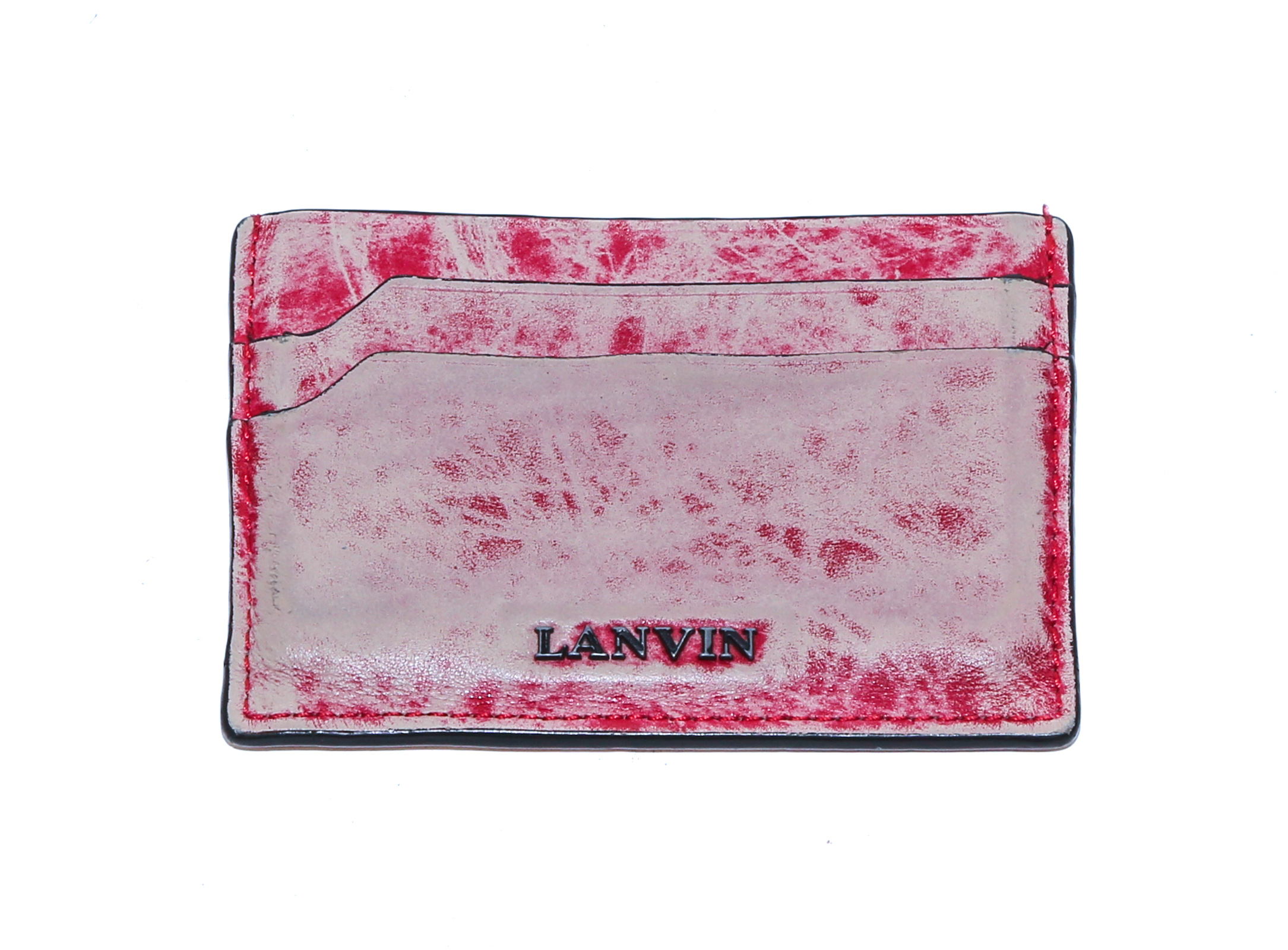 A LANVIN LEATHER CARD HOLDER A 308a70