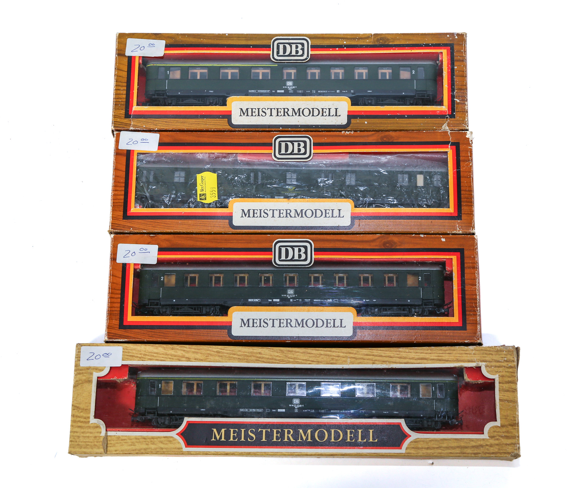 FOUR LILIPUT MEISTERMODELL TRAIN 308a6b