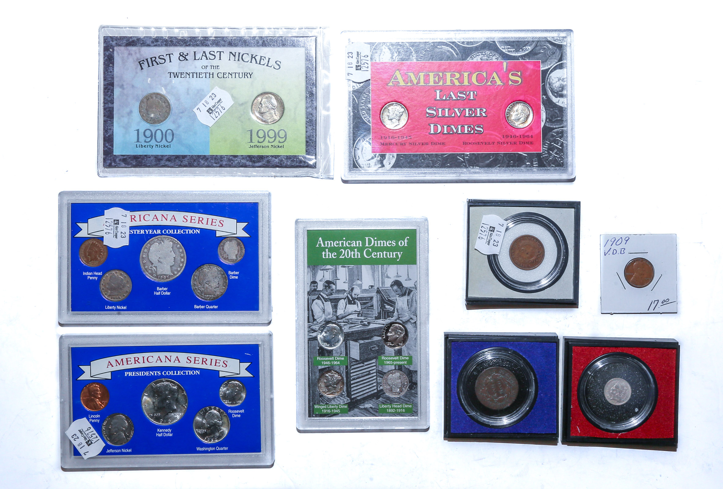 VARIOUS US TYPE COINS 1819   308aa2