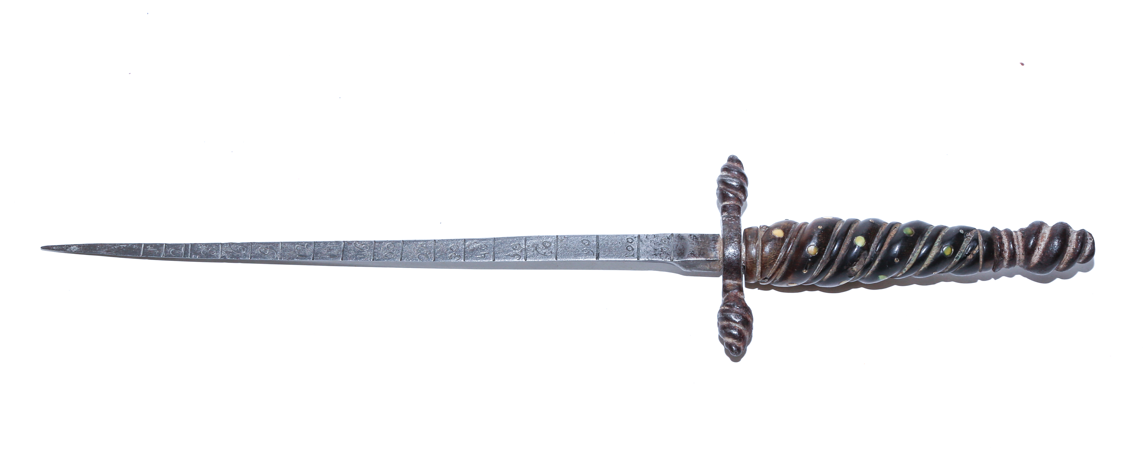 ITALIAN STILETTO DAGGER WITH MEASURING 308b24